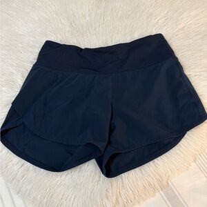 Lululemon hottie-hot Women's Athletic Navy Shorts